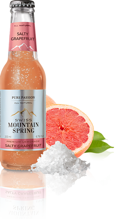 Salty Grapefruit Tonic Water - Swiss Mountain Spring